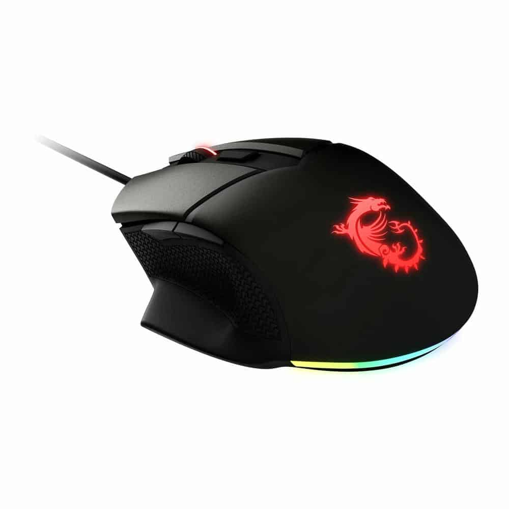 MSI Clutch GM20 Elite Optical RGB Gaming Mouse 6400dpi